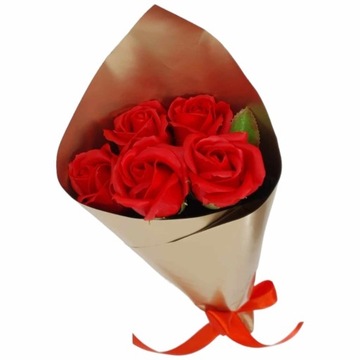 Букет мыльных роз, ароматные мыльные цветы, 40 см, ПОДАРОК ​​НА ЖЕНСКИЙ ДЕНЬ