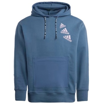 2864 BLUZA MĘSKA ADIDAS KANGURKA Z KAPTUREM WKŁADANA PRZEZ GŁOWĘ BAWEŁNA M