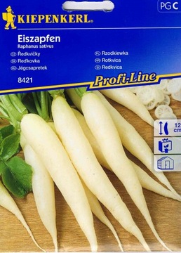 Kiepenkerl nasiona Rzodkiewka Eiszapfen biała