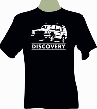 KOSZULKA T-shirt z nadrukiem land rover DISCOVERY