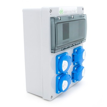 СТРОИТЕЛЬНЫЙ РАСПРЕДЕЛИТЕЛЬНЫЙ ЩИТ 4x230 В, 8-ПОЛЮСНЫЙ, С КАБЕЛЕМ