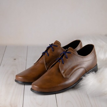 Туфли для причастия коричневого цвета для мальчиков KBC-019 - 36