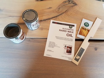 FIDDES Twardy Olejowosk meble blaty drewno HARD WAX OIL WHITE biały 250ml