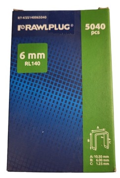 RAWLPLUG ZSZYWKI RL 140 6MM X 10,6-5040 SZT TYP G