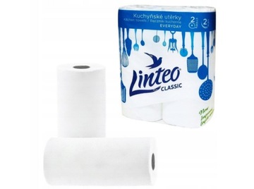 RĘCZNIK PAPIEROWY KUCHENNY 2 WARSTWY DOMOWY LINTEO CLASSIC 2 ROLKI