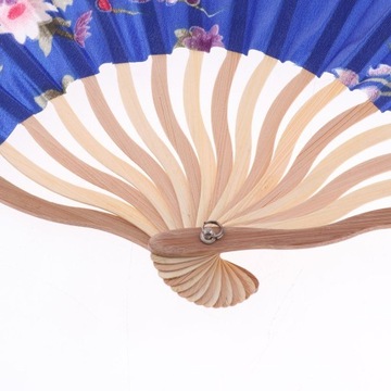 Ручной цветочный веер для женщин Складной шелковый веер