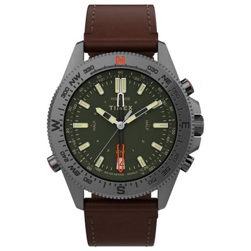 Zegarek Męski Timex TW2V04000 brązowy