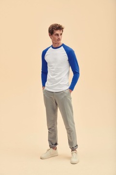 KOSZULKA Z DŁUGIM RĘKAWEM BASEBALL FRUIT BIAŁA/CZARNA M