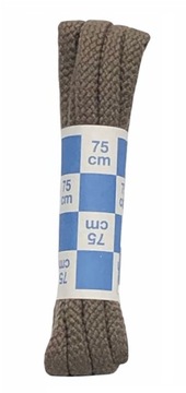 Sznurowadła sznurówki okrągłe 5mm 75 cm szary beż