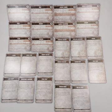 Necromunda Underhive Escher CARDS Karty 4+10+10