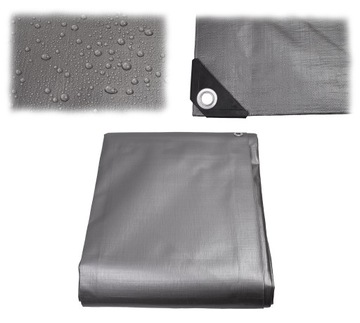 PLANDEKA 3x6m PREMIUM Mega Gruba MOCNA 260g MROZOODPORNA UV++