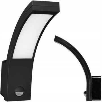 LAMPA ŚCIENNA ZEWNĘTRZNA LED Z CZUJNIKIEM RUCHU
