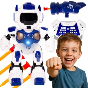 Robot Ovládaný Dálkovým Ovladačem Inteligentní Tančí Střelba Svítí Vydává Zvuky