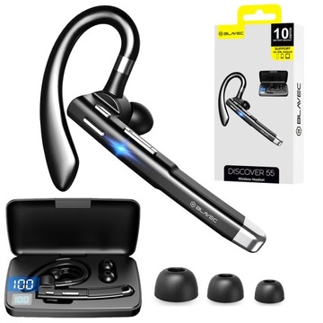 SŁUCHAWKA BLUETOOTH DO ROZMÓW DLA KIEROWCÓW + POWERBANK