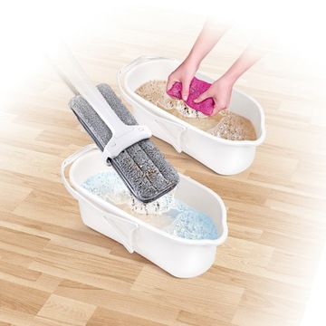 Zestaw Mop Płaski Push Lamart LT8036 2w1 32x11cm