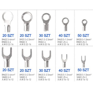 320шт плоские компрессионные фитинги 10 типов