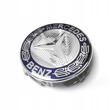 КРЫШКИ MERCEDES ДЛЯ ЛЕГКОСПЛАВНЫХ ДИСКОВ 75MM