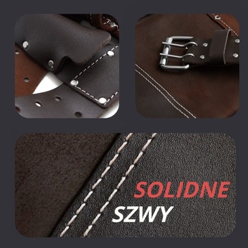 Кожаный ремень для монтажных инструментов с 12 карманами TUCANO