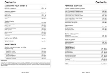 SAAB 9-3 1.9 ТУРБО ДИЗЕЛЬ КАБРИОЛЕТ (03-07) РУКОВОДСТВО