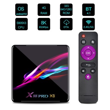 Hot sales Smart Android TV Box 2.4G/5G WIFI 4K Media Player