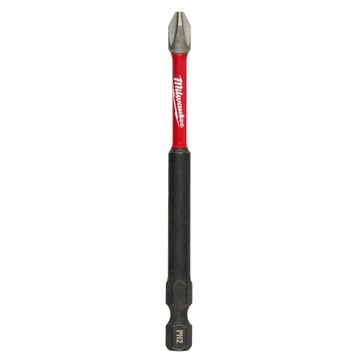 MILWAUKEE SCHOCKWAVE KOŃCÓWKA WKRĘTAKOWA BIT UDAROWY DŁUGI PH2 90mm