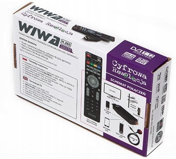 WIWA H.265 DVB-T/T2 тюнер МИНИ-ЭФИРНЫЙ ДЕКОДЕР USB TV DVB-T2 HEVC HDMI