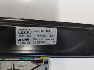 AUDI TT 8S MECHANIZMUS ZVEDÁK OKNO PRAVÝ PŘEDNÍ