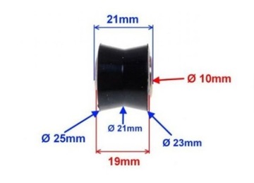 ВТУЛКА АМОРТИЗАТОРА ATV 110/125 CROSS 125 HB