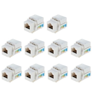 4x10шт CAT6 Keystone Jack Модуль сетевого разъема Enternet-модуль