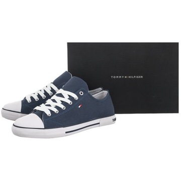 Buty Trampki Tommy Hilfiger Low Cut T3X4 Granatowe