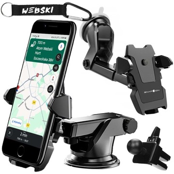 UCHWYT DO AUTA TIRA BUSA NA TELEFON SZYBĘ KRATKI NAWIEWU KOKPIT DESKI