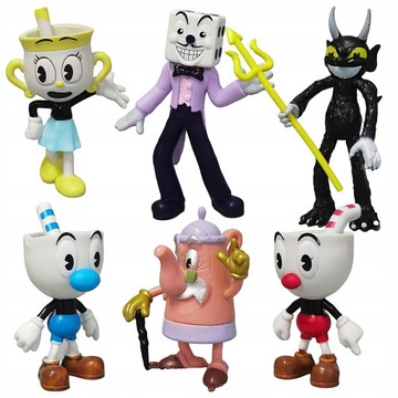 ZESTAW FIGUREK CUPHEAD 6SZT