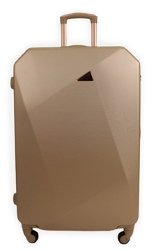 БОЛЬШОЙ ПРОЧНЫЙ ДОРОЖНЫЙ ЧЕМОДАН из АБС-пластика XXL, ЛЕГКИЙ, 4 КОЛЕСА