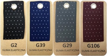 SZELKI do spodni BORDOWE POLKA DOT na guziki 2w1