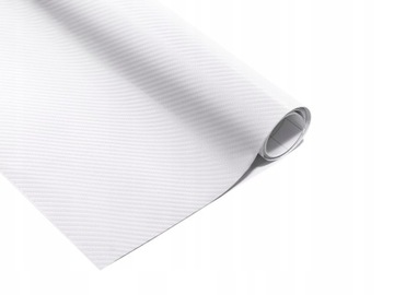 FOLIA CARBON KARBON 4D BIAŁA OKLEINA 152x50 cm HQ