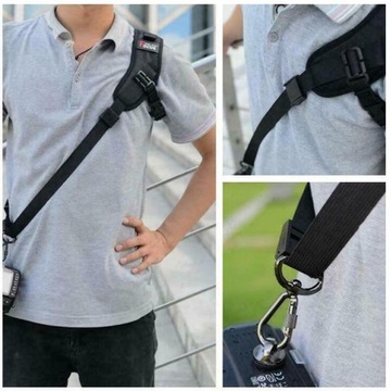 Современный, очень удобный плечевой ремень для репортерской камеры Focus F1.