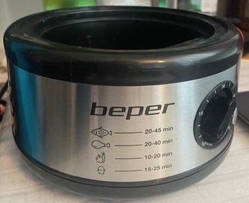 Пароварка Beper BEP-BC250 9 л черный 800 Вт