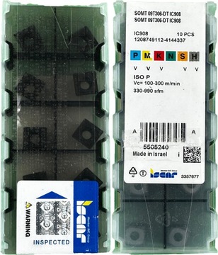 Płytki SOMT 09T306-DT IC908 ISCAR