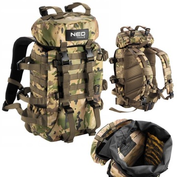 РЮКЗАК НЕО ТУРИСТ ВЫЖИВАНИЕ ВОЕННЫЙ КАМУФЛЯЖНЫЙ ТРЕККИНГ ВОЕННЫЙ 30Л