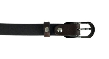 РЕМЕНЬ BLAKARDO ЖЕНСКИЙ КОЖАНЫЙ 2 СМ КОРИЧНЕВЫЙ 100