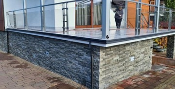 Желоб R50 для террасных и балконных профилей RENOPLAST