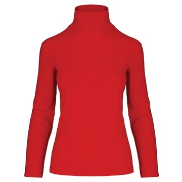 Golf damski ChLOE elastyczny bawełna + elastan czerwony XS