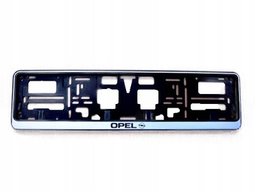 RAMKA Z NAPISEM OPEL POD REJESTRACJĘ Z ZAWIASEM