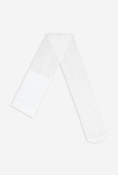 Rajstopy dziecięce Alice wz.49 Bianco rozmiar 128/134
