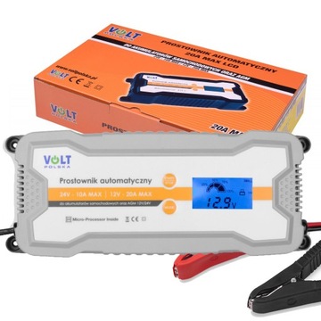 ŁADOWARKA PROSTOWNIK DO AKUMULATORA 20A 12V 24V SMART CHARGER HTRC