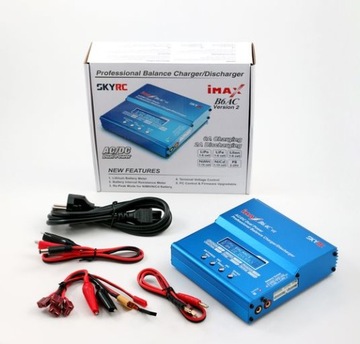 SkyRC B6AC V2 Dual Power oryginalna ładowarka 50W 6A LiPo LiHv NiCd