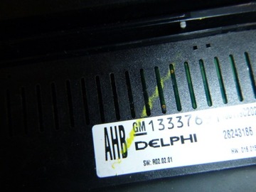13337218 OPEL ASTRA J IV PANEL AUTORÁDIO KLIMA