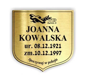 Табличка могильная ТОЛЩАЯ, 100 см2