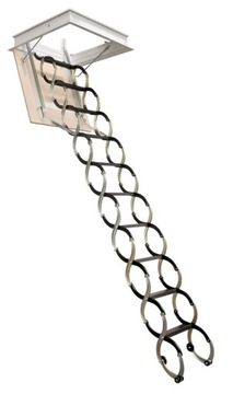 SCHODY NOŻYCOWE STRYCHOWE LUSSO 120x70
