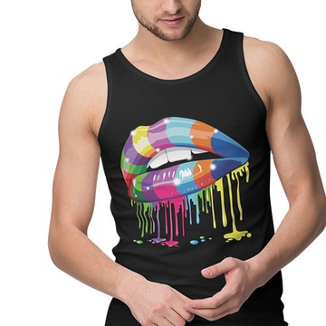 TANK TOP ŚMIESZNE LABIOS-COLORES